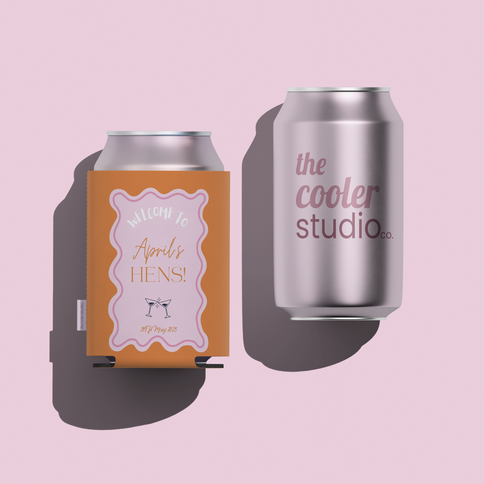 Hens Party Flat Stubby Coolers – Personalised Drink Holders Fun & Cheeky Designs | The Cooler Studio